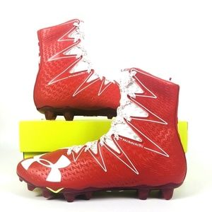 men's ua highlight mc stealth football cleats